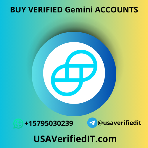 Buy Verified Gemini Accounts