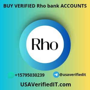 Buy Verified Rho Bank Accounts