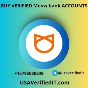 Buy Verified Meow Bank Accounts